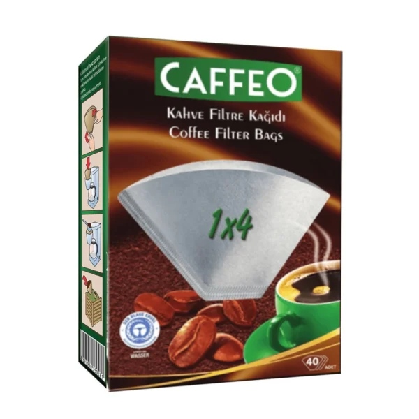 Caffeo Filtre Kahve Kağıdı 1×4 40’lı