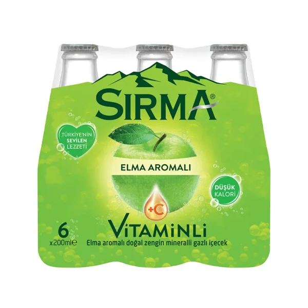 Sırma Maden Suyu Elma 200 ml 6'lı Paket