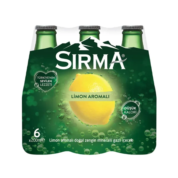 Sırma Maden Suyu Limon 200 ml 6'lı Paket