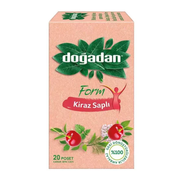 Doğadan Form Kiraz Saplı Çay 20`li