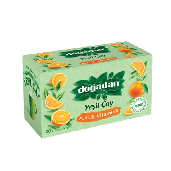 Doğadan Yeşil Çay ACE Vitaminli 20`li - Görsel 2